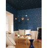 Caselio|Papier peint enfant étoiles et comètes bleu|Enfants