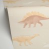 Caselio|Papier peint enfant dinosaures beige|Enfants