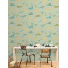 Caselio|Kids wallpaper with dinosaurs in green|Children's