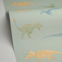Caselio|Papier peint enfant dinosaures vert|Enfants