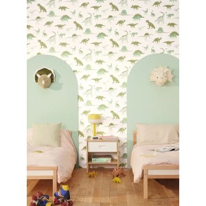 Casadeco|Kids wallpaper blue jungle with wild animals|Children's 2