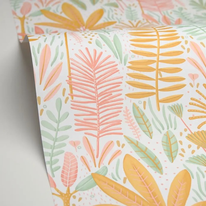 Caselio|Papel pintado infantil flores multicolor|Juvenil