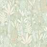 Caselio|Kids wallpaper with pastel green flowers|Youth Style