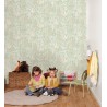 Caselio|Papier peint enfant fleurs vert pastel|Jeunesse