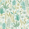 Caselio|Kindertapete mit grünen Blumenzeichnungen|Jugend
