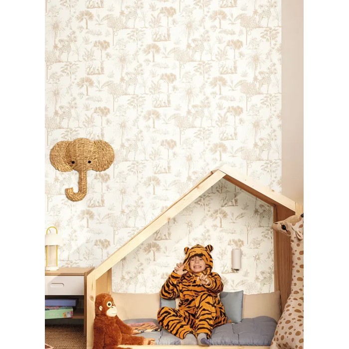 Caselio|Kids wallpaper with African safari|Children's
