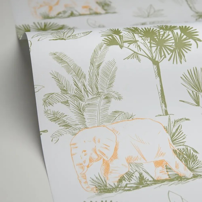 Caselio|Papier peint enfant safari pour enfants|Enfants