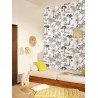Caselio|Kids safari wallpaper in black and white|Children's