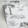 Caselio|Papier peint safari enfant noir et blanc|Enfants