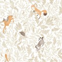 Caselio|Papier peint enfant forêt de conte|Enfants