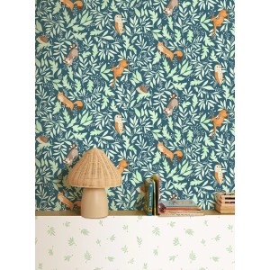 Cristiana Masi|Wallpaper children's wallpaper with bunnies outlined in soft sand|Children's 2