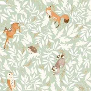 As Creation|Papier Peint pour enfants oursons roses chambre fille|Enfants