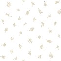 Caselio|Kindertapete mit gezeichneten Zweigen in Beige|Kindertapete