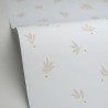 Caselio|Kids wallpaper with drawn branches in beige|Children's