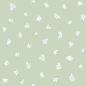 Caselio|Papier peint enfant ciel étoilé blanc et marron|Enfants