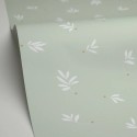 Caselio|Papier peint enfant branches dessinées vert amande|Enfants