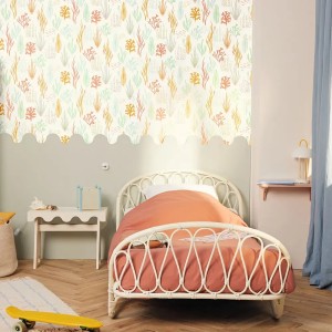 Caselio|Papier peint mosaïque artistique verte, style moderne|Jeunesse 2