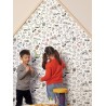 Caselio|Papier peint enfant graffiti d’enfants noir et blanc|Enfants