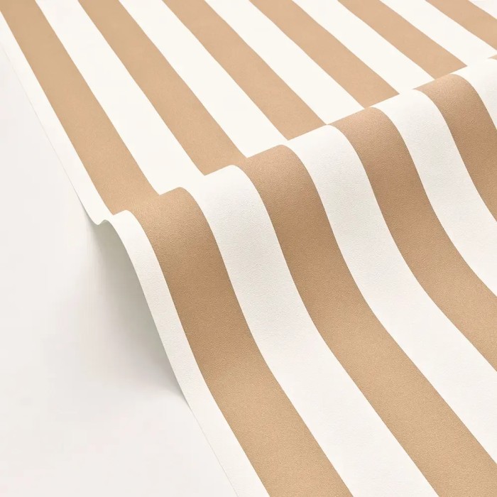 Papel pintado dormitorio rayas marrón - Caselio Azur 104032228