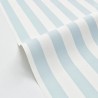 Caselio|Papier peint rayures bleu ciel chambre enfant|Rayures