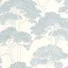 Caselio|Mediterranean pine wallpaper in blue|Wallpaper
