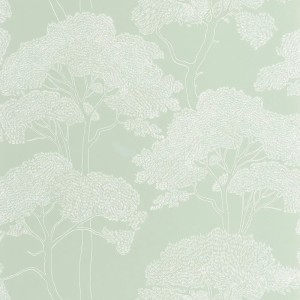 Papeldecor|Tropical palm leaf wallpaper with a modern touch and a delicate shine|Wallpaper