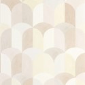 Caselio|Papier peint mosaïque géométrique tons pastel|Scandinave