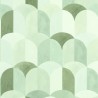 Caselio|Green geometric wallpaper, ideal for kitchen|Geometric