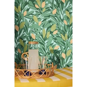 Caselio|Papier peint citronnier avec citrons jaunes|Papier Peint 2