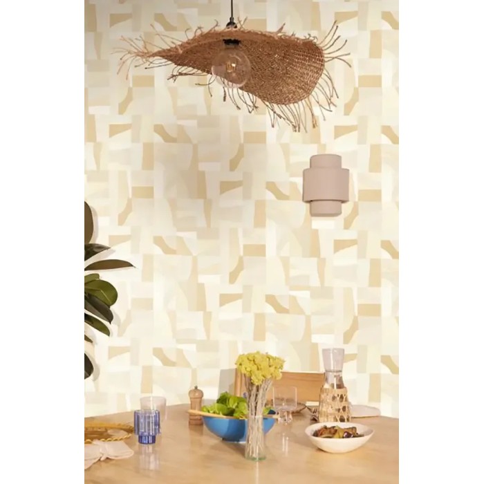 Caselio|Papier peint abstrait beige|Abstrait