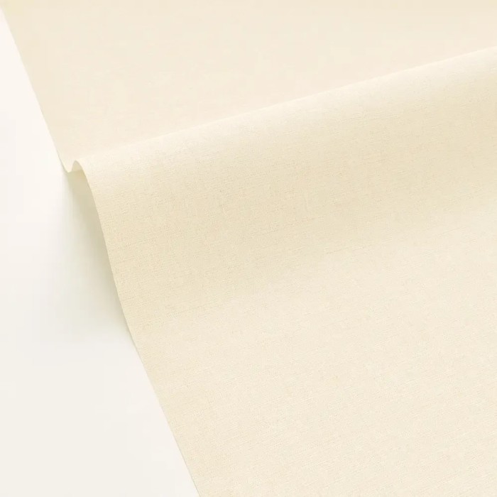 Caselio|Papel pintado lino beige claro o vainilla, textura mate|Papel Pintado