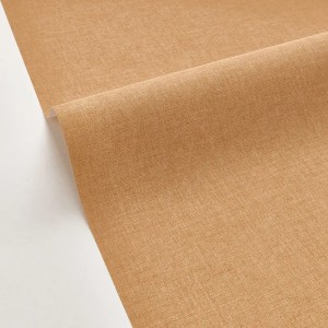 Caselio|Papier peint effet textile lin vert avec éclats dorés|Imitation Tissu 2