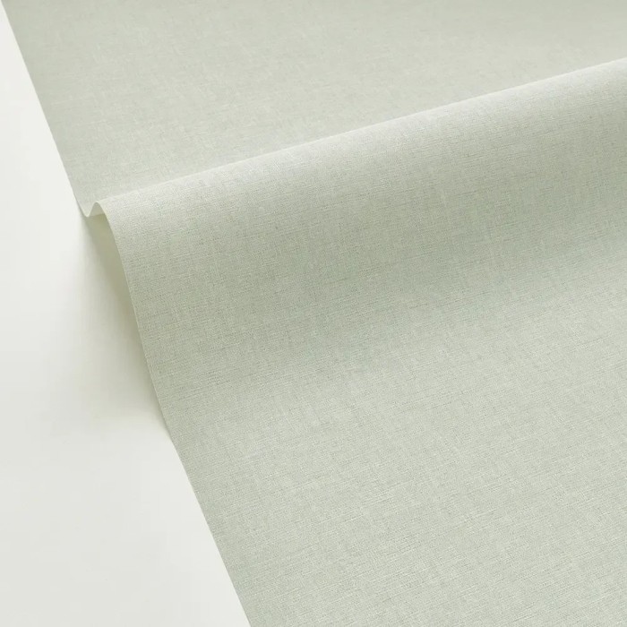 Caselio|Papier peint lin vert amande, finition mate|Papier Peint