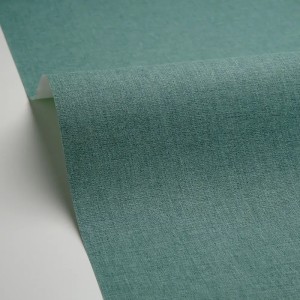 Caselio|Papier peint effet textile lin vert avec éclats dorés|Imitation Tissu 2