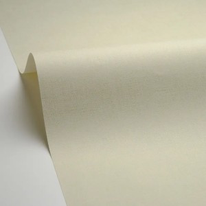Caselio|Papier peint effet textile lin vert avec éclats dorés|Imitation Tissu 2