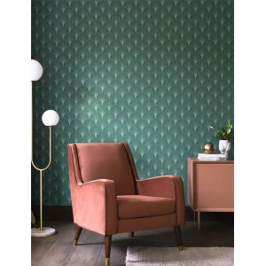 Borastapeter|Papier peint Art Déco rayures étroites gris clair|Art Déco 2