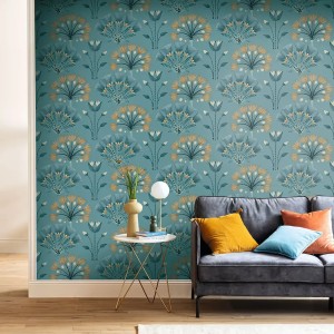 Caselio|Papier peint Art déco blanc, idéal pour chambres élégantes|Art Déco 2