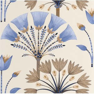Caselio|Art Deco wallpaper in green and gold|Art Deco