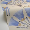 Caselio|Art Deco style wallpaper with palm trees in beige tones|Art Deco