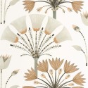 Caselio|Papier peint Art déco blanc, idéal pour chambres élégantes|Art Déco