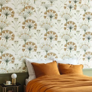 Caselio|Elegante Tapete mit Bögen in hellen Tönen|Art Deco 2