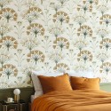 Caselio|Papier peint Art déco blanc, idéal pour chambres élégantes|Art Déco