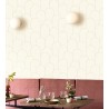 Caselio|Weiße und goldene Art-Déco-Tapete mit minimalistischem Muster|Art Deco