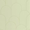 Caselio|Grüne Art-Déco-Tapete mit Bogenmuster|Art Deco