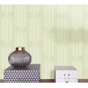 Caselio|Chice grün-goldene Tapete im Art-Déco-Stil|Art Deco