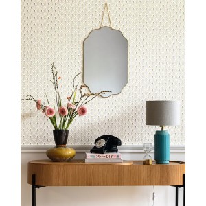 Caselio|Art Deco wallpaper in blue, ideal for bedroom|Art Deco 2