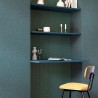 Caselio|Art Deco wallpaper with elegant green and gold palmettes|Art Deco