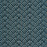 Caselio|Papier peint style Art déco bleu et doré|Art Déco