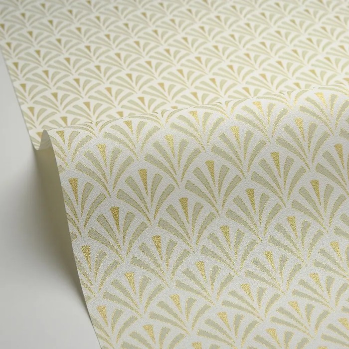 Papel pintado elegante con palmetas art déco - Caselio Elegance 105307026