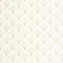 Caselio|Chic Art Deco wallpaper in white and gold|Art Deco